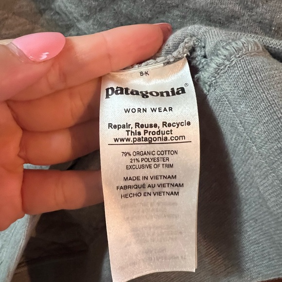 Patagonia Gray Quilted Pullover - Picture 3 of 4